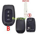 For Renault key shell  without logo