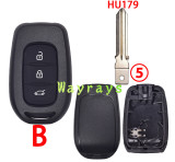 For Renault key shell  without logo