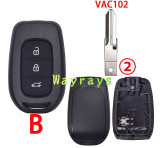For Renault key shell  without logo
