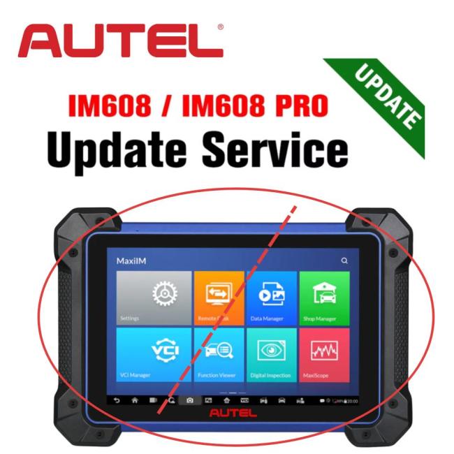Autel MaxiIM IM608/ IM608Pro One Year Update Service