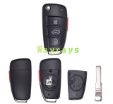 For Audi 8V0837220E MQB48 chip with ASK 315mhz keyless 3/3+1 button remote key