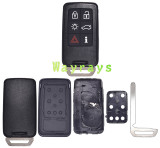 For Volvo KR55WK49266/264 ID46 chip PCF7945A/7953A with FSK 902mhz keyless 5+1 button remote key