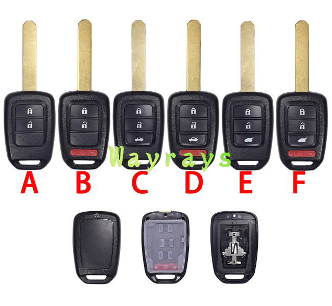 For Honda key shell without logo