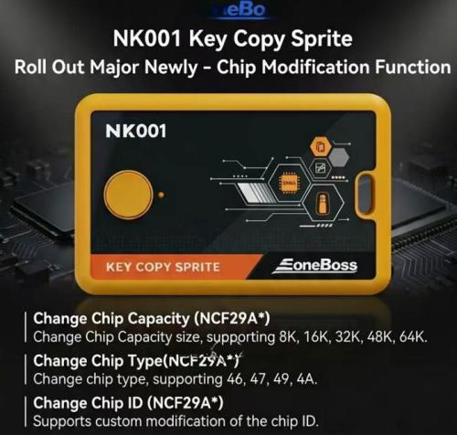 2026 EONEBOSS NX001 key Master for NXP chip,Specialized cloning for all NXP smart keys(OEM&Aftermarket)
