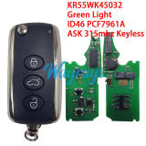 Bentley KR55WK45032 ID46 PCF7961A/7942 chip with ASK 315Mhz