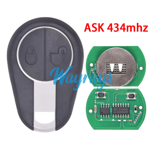 For Volvo Trunk 630 780 880 ASK 434mhz 2 button remote key