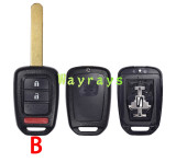 For Honda key shell with logo place