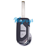 For Citroen DS DS3 CE0523 ID46 chip PCF7941A with FSK 434mhz 2 button remote key，VA2 blade