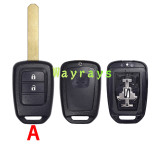For Honda key shell with logo place