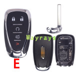 For Original Chevrolet key shell with OEM logo place
