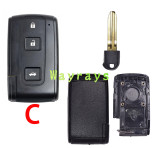 For Toyota Prius Daihatsu key shell   without logo model without logo is brighter.
