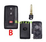 For Toyota Prius key shell with logo place,model without logo is brighter,if need brighter pls buy KZ-TOY018