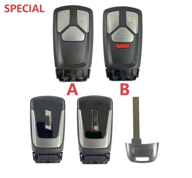 For Audi Q7 key shell with OEM logo place,50pcs if ask your sales for the price