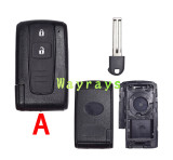 For Toyota Crown key shell with logo place