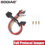 GODIAG Newest Breakout Tricore Cable Full Protocol OBD2 Jumper Cable for MPPS/Kess V2/Vident/Fgtech/Byshut DisProg Bench Work
