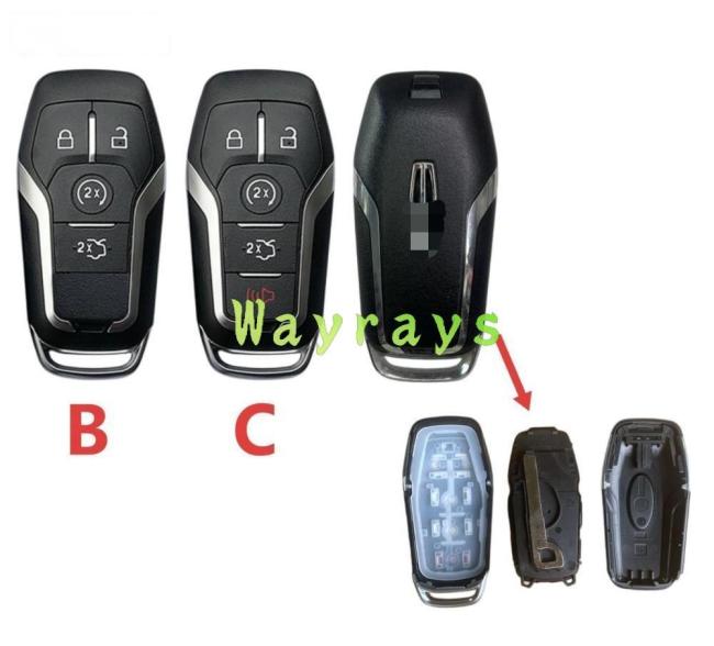 For Lincoln key shell with HU101 blade with logo place