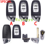 For Lamborghini key shell with OEM logo place