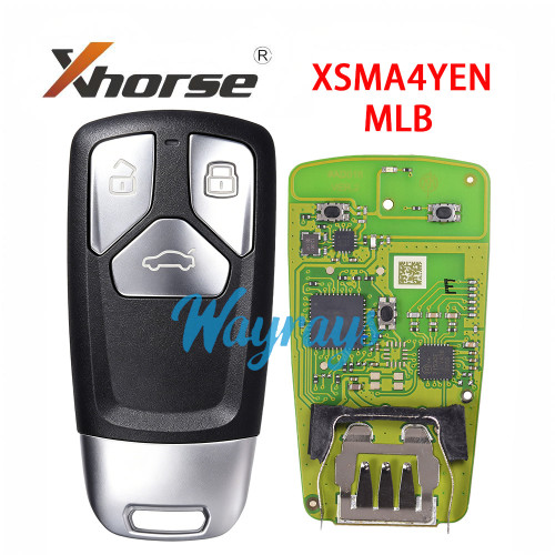 XSMA4YEN 2026 Xhorse Audi style OEM Solution MLB Remote Key , work with MLB / VVDI2 / Key Tool Plus