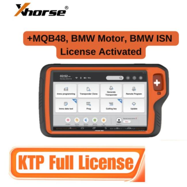 XDKP00GL Xhorse VVDI Key Tool Plus Pad Full Version With VW MQB48-NEC35xx License, BMW Bench Read ISN and BMW Motorcycle License, no XDNP30 and BMW G function   Notice: For shipping addresses outside the UK, EU, or US, please select  Ship from China.