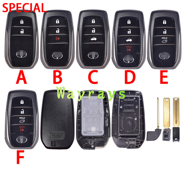 For Toyota key shell with OEM logo place,also can use for vvdi xhorse XM38 board