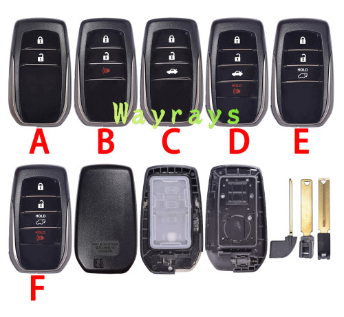 For Toyota key shell without logo place,also can use for vvdi xhorse XM38 board