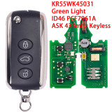 For Bentley KR55WK45031 ID46 PCF7961A/7942 chip with ASK 434Mhz Keyless remote key
