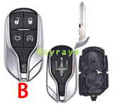 For Maserati key shell with  OEM logo place