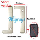[Short Version] For Renault Koleas emergency key blade