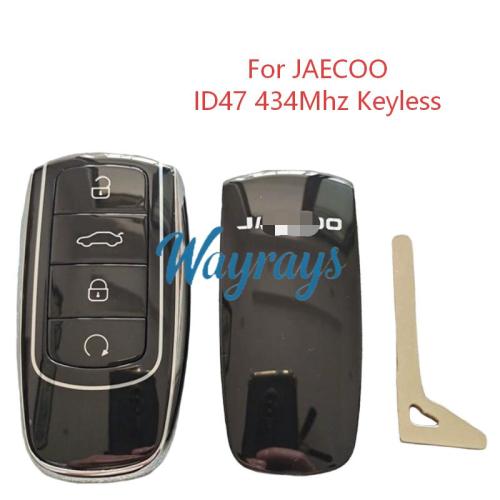 Original for Chery JAECOO ID47 chip with 434mhz keyless 4 button remote key