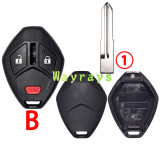 For Mitsubishi key shell without logo