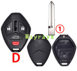 For Mitsubishi key shell without logo