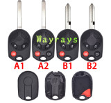For Ford Mercury OUCD6000022 4D63 chip with ASK 315mhz 2+1/3+1 button remote key