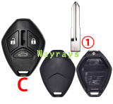 For Mitsubishi key shell without logo