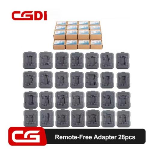 2026 CGDI Remote-Free Adapter Set 28pcs Set (Includes Numbers 1-30, Excluding 13 & 21) Work with K2 Support BMW/ Audi/ Honda/ Toyota etc,If you want to purchase a specific model, please include a note.