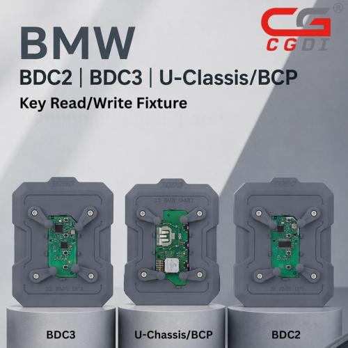 2026 New CGDI BMW BDC2 BDC3 U-Classis/BCP Key Read/Write Fixture, Work with CGDI K2 3pcs/set