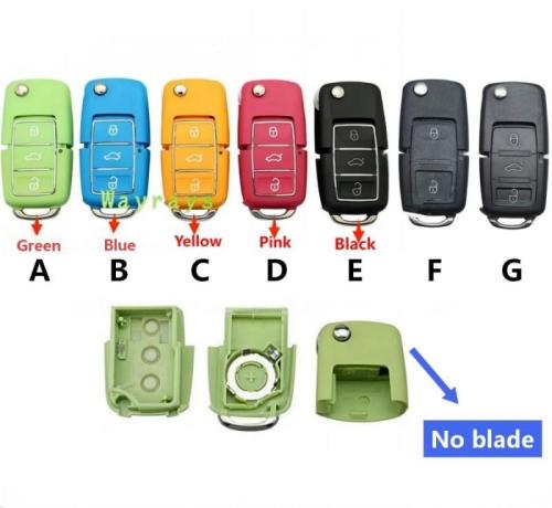 For VW B5 key shell with round logo place，also use for VVDI without key blade