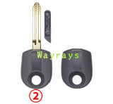 For Isuzu Suzuki transponder key shell,without chip logo place