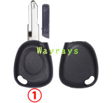 For Renault transponder key shell without chip without logo