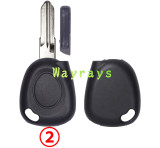 For Renault transponder key shell without chip without logo