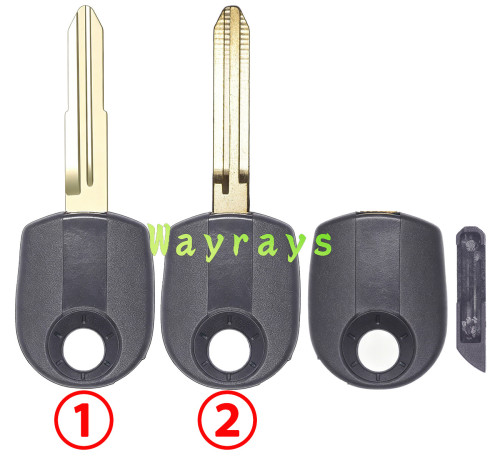 For Isuzu Suzuki transponder key shell,without chip logo place