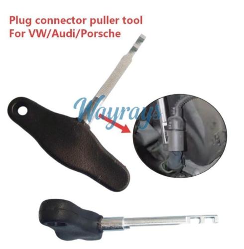 Plug connector puller tool for VW/Audi/Porsche