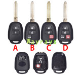 For Toyota B71TA 89070-0D580 ASK 434mhz remote key Toy43 blade,please choose which chip you need