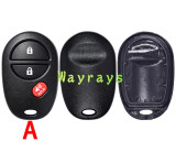 For Toyota key shell without logo