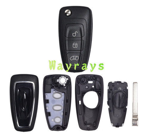 For Ford GK2T-15K601-AB A2C94379403 ID49 chip PCF7945F with FSK 434mhz 3 button remote key
