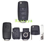 For VW 1J0959753DA ID48 chip with ASK 434mhz 3 button remote key