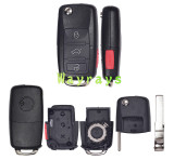 For VW 1J0959753AM/DC ID48 chip with ASK 315mhz 3+1 button remote key