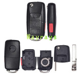 For VW 1J0 959 753 T ID48 chip with ASK 315mhz 3+1 button remote key