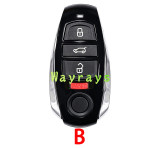 For VW Touareg key shell with round logo place