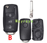 For VW 202AD model after 2011 key shell with round logo place