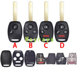 For Honda OUCG8D-380H-A ID46 chip with FSK 313.8mhz remote key